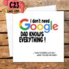 Crafty Greeting Card - Fathers Day Bundle (B23)